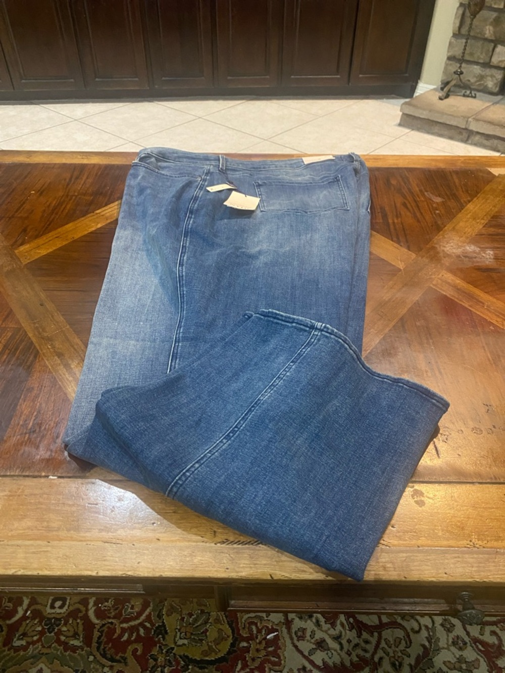 NYDJ Women's Wide Leg  Jeans in Medium Blue Wash